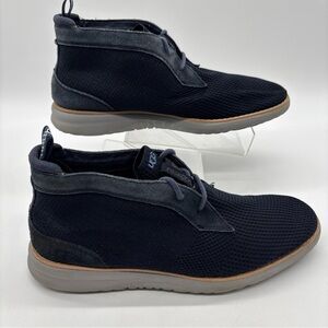 UGG Blue Gray Lace Up Hyperweave Union Chukka Ankle Boots Mens Size 9.5